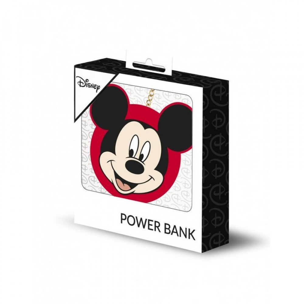 Power Bank μπρελόκ Mickey 2200mAh red