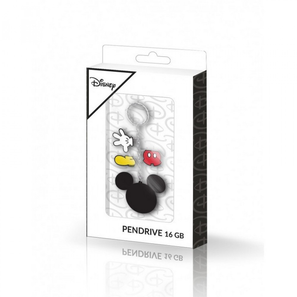 Portable Memory Pendrive Mickey Charms 2.0 16GB