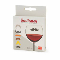 Σετ 6τεμ. Drink Markers Legami Gentlemen