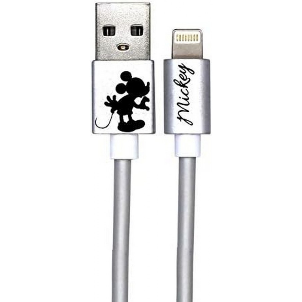 Cable IPhone Mickey kissing alone Silver