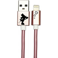 Cable IPhone Minnie Hearts Rosegold