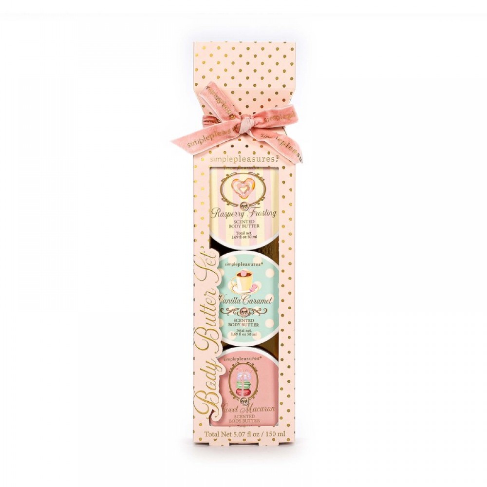 Σετ δώρου Tri-Coastal body butter Sweet Pastels 3τεμ. x 50ml