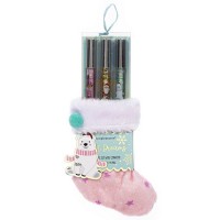 Σετ Lip gloss Tri-Coastal Design confetti σε κάλτσα 3 τεμ