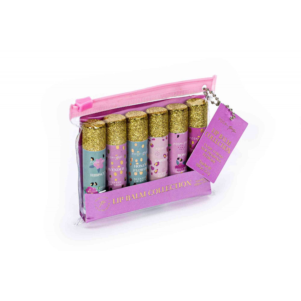 Σετ 6 τεμ Lip Balm Tri-Coastal Posh Pop Pink 6x4,2 g