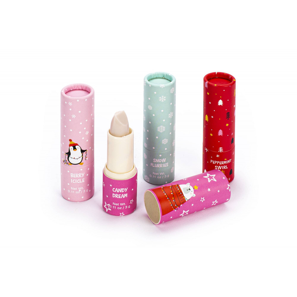 Σετ lip balms Tri-Coastal 4τεμ. 4x3g σιέλ