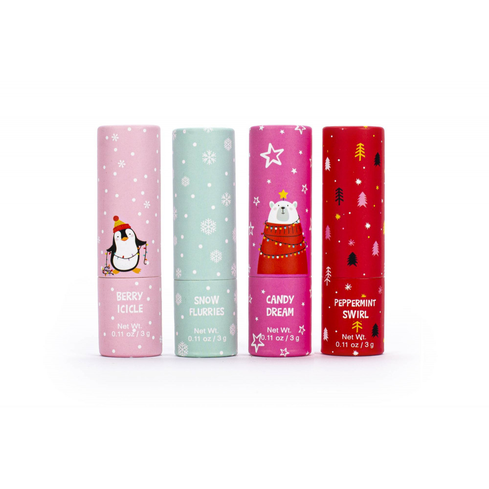 Σετ lip balms Tri-Coastal 4τεμ. 4x3g σιέλ