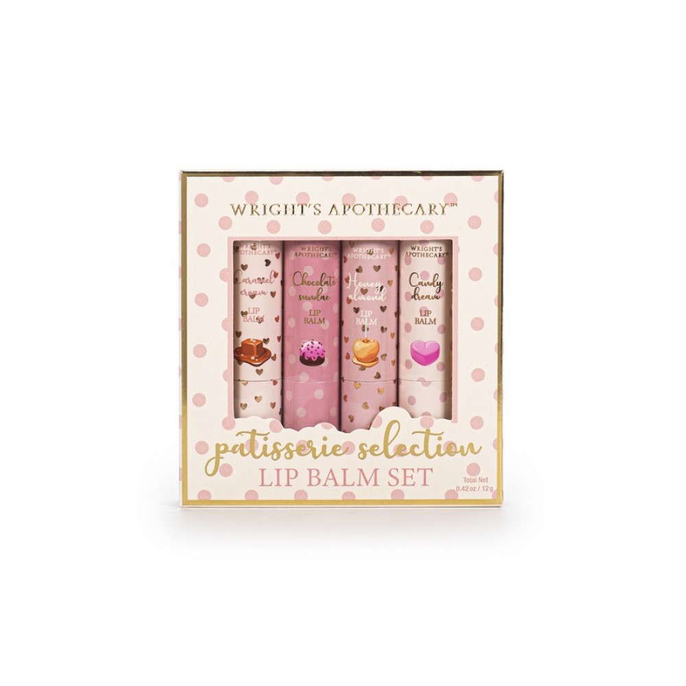 Σετ lip balms Tri-Coastal 4τεμ. x 3g Cozy Patisserie