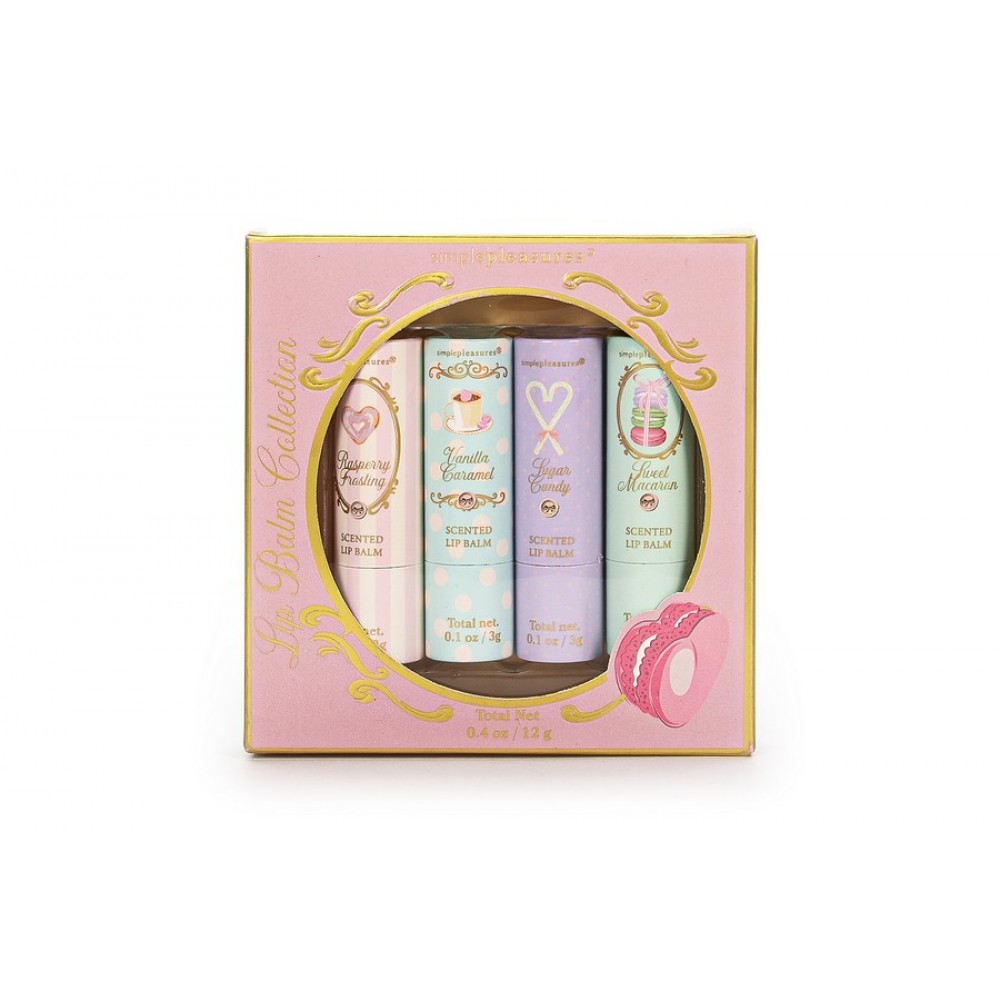 Σετ lip balms Tri-Coastal 4τεμ. x 3g Sweet Pastels