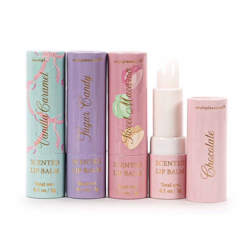 Σετ Lip Balms Tri-Coastal 4 x 3g Sweet Pastels Patisserie