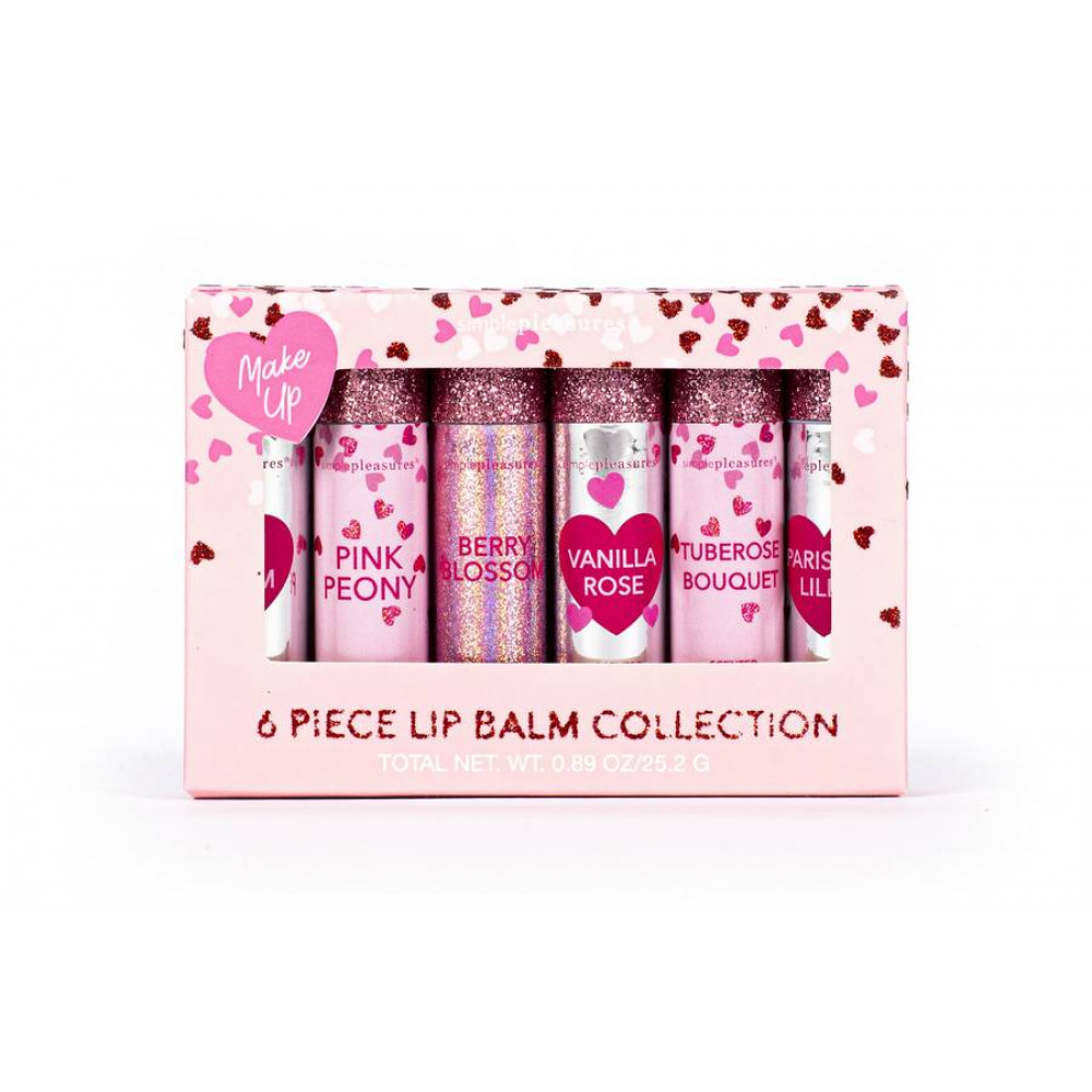 Σετ 6 τεμ Lip Balm Tri-Coastal Pink Love 6x4,2 g