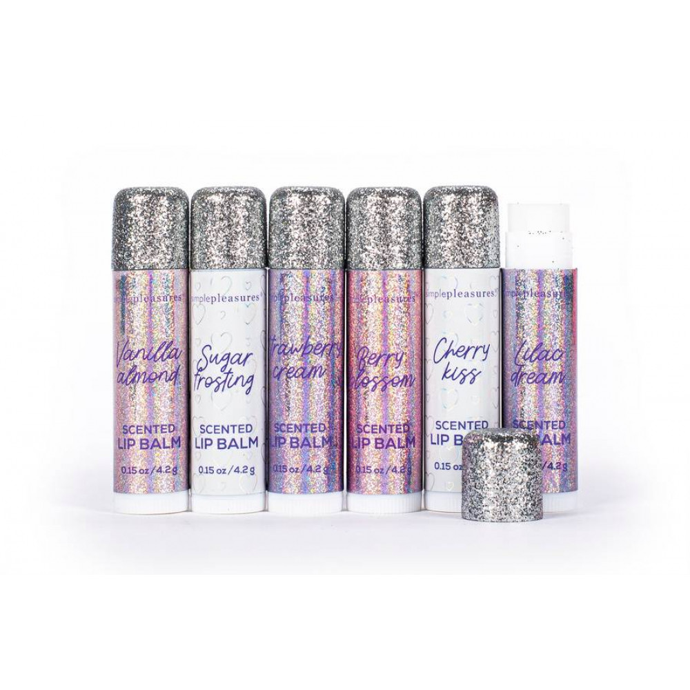 Σετ 6 τεμ Lip Balm Tri-Coastal Glitter Love 6x4,2 g