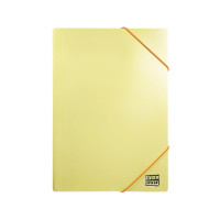 Ντοσιέ με λάστιχο Typotrust Double Pastel yellow 25x35