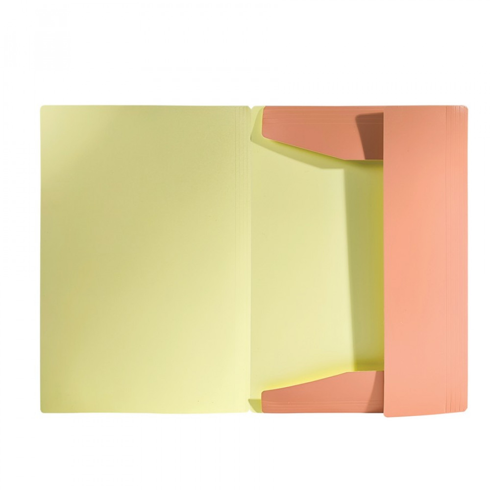 Ντοσιέ με λάστιχο Typotrust Double Pastel yellow 25x35