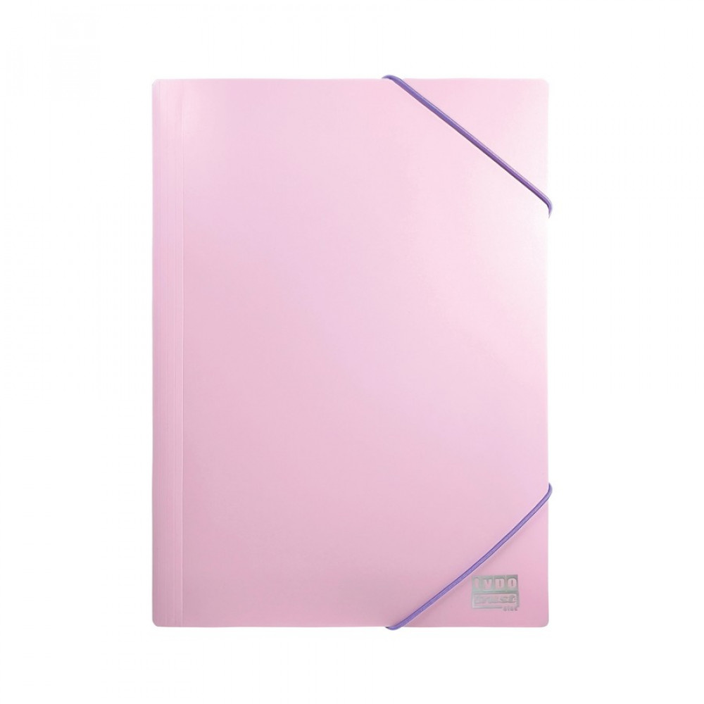 Ντοσιέ με λάστιχο Typotrust Double Pastel pink 25x35