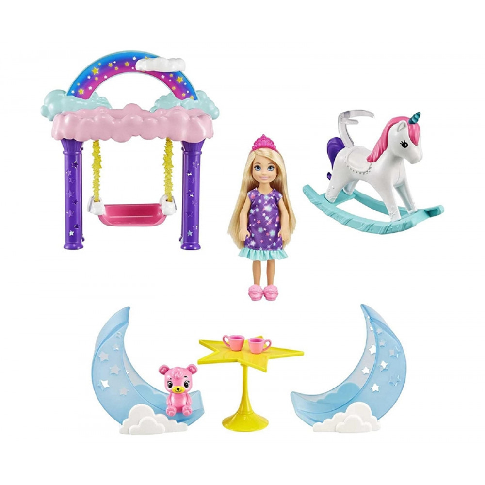 Κούκλα Barbie Dreamtopia Chelsea Princess & Fairytale