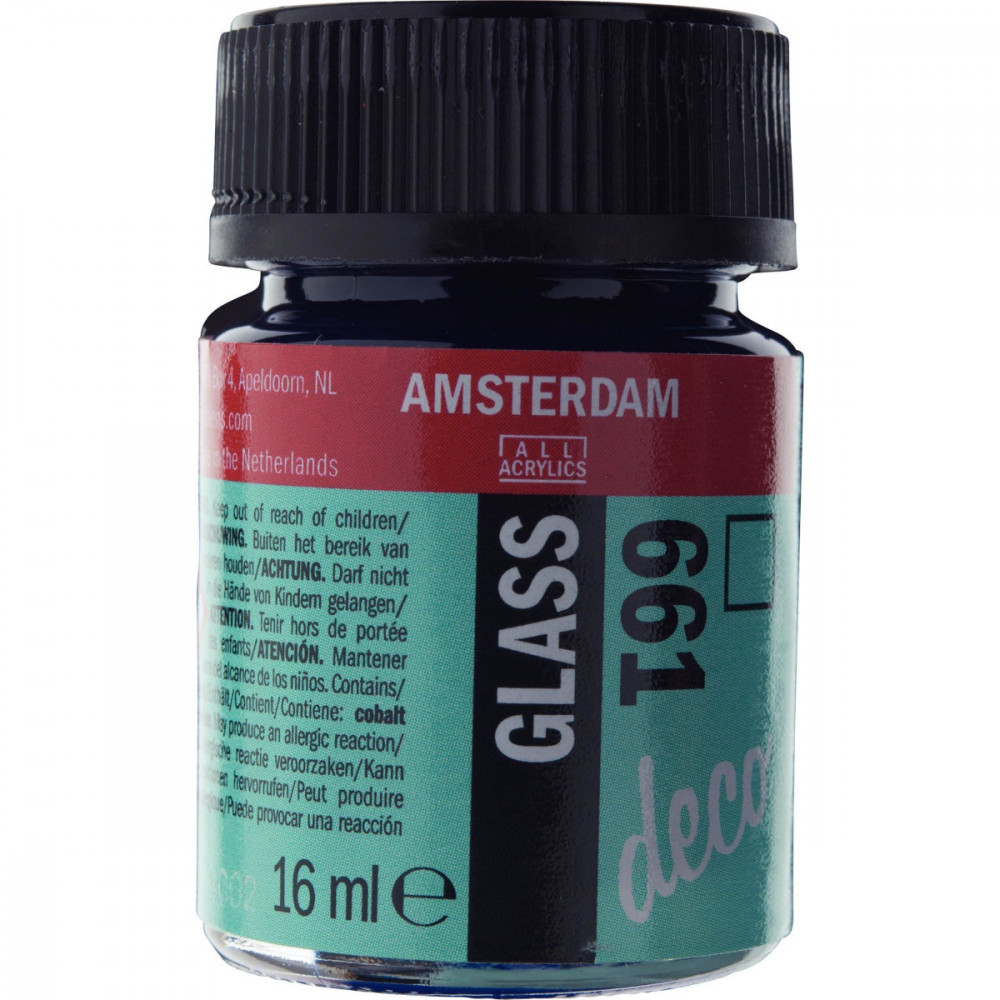 Χρώμα Amsterdam Glass 16ml Turquoise 661