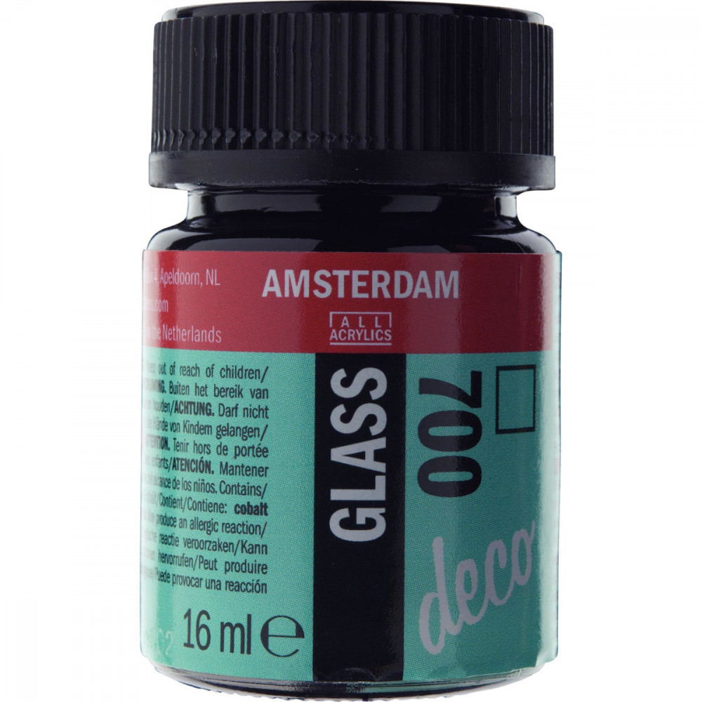 Χρώμα Amsterdam Glass 16ml Black 700