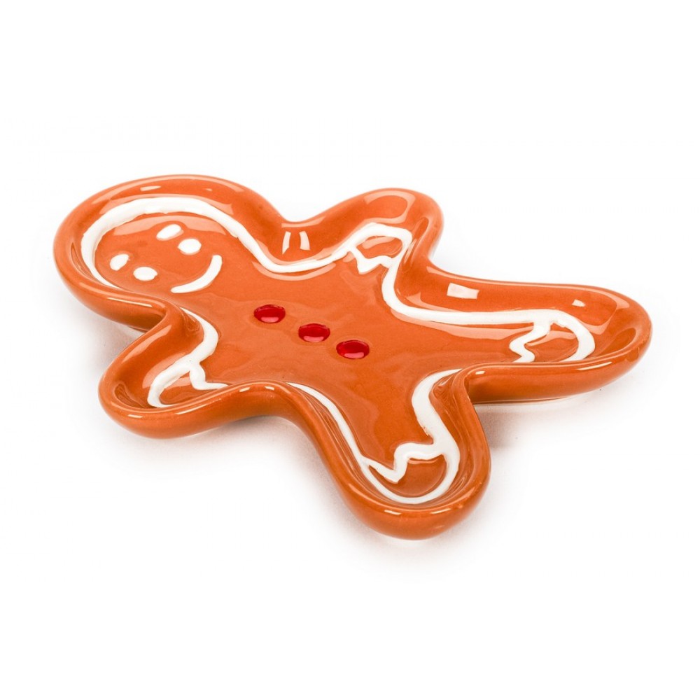 Δίσκος Κεραμικός μικρός Tri-Coastal Gingerbread Cookie