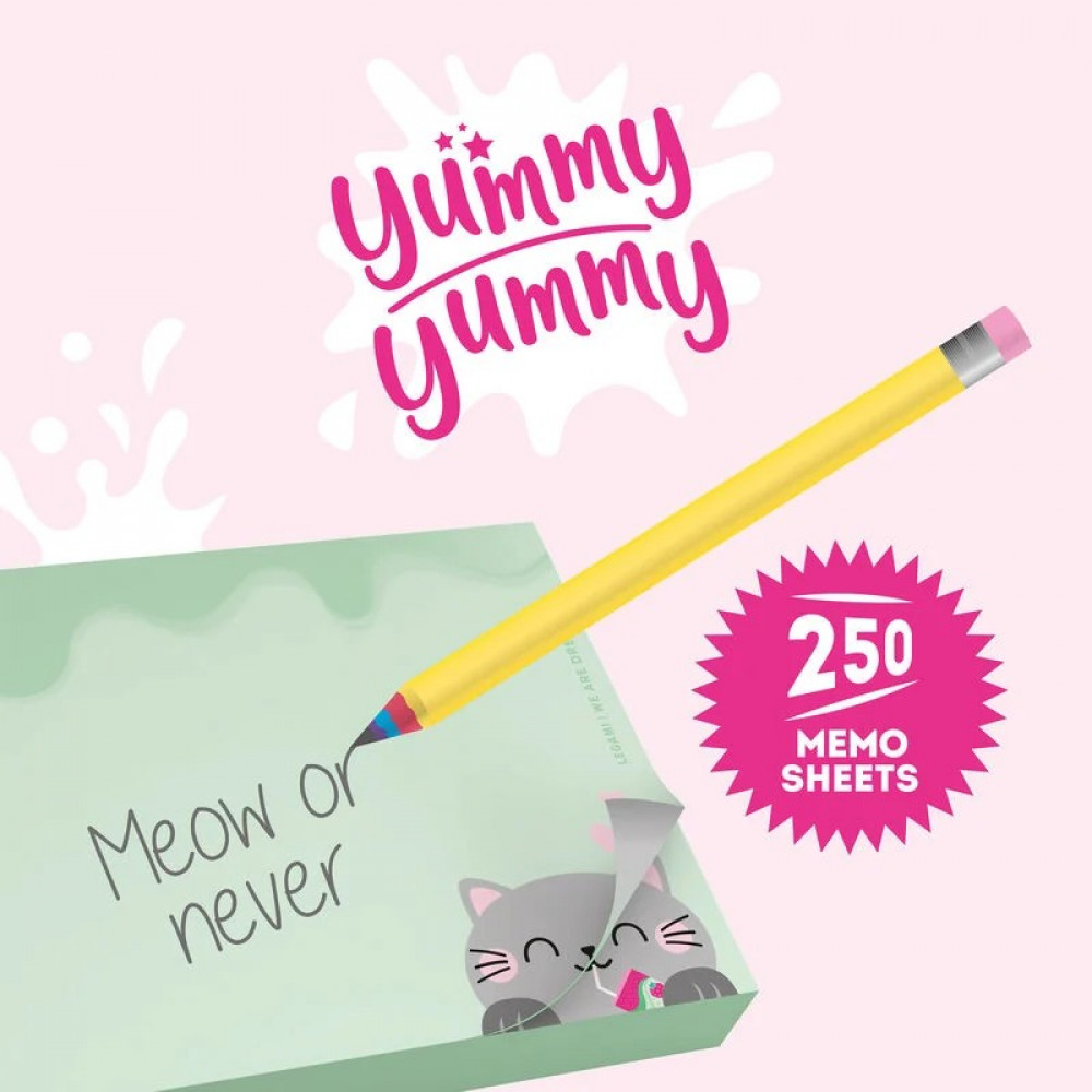 Αυτοκόλλητα χαρτάκια Legami Yummy Memo Pad Kitty