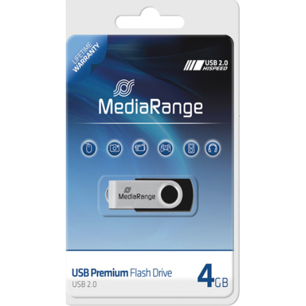 Flash USB Drive 2.0 Media Range 4GB MR911