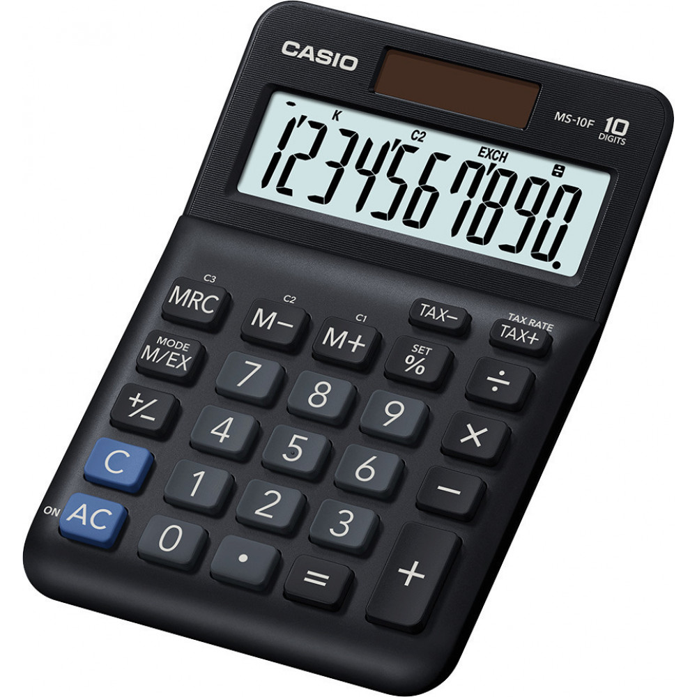 Αριθμομηχανή Casio 10 ψηφίων MS-10F