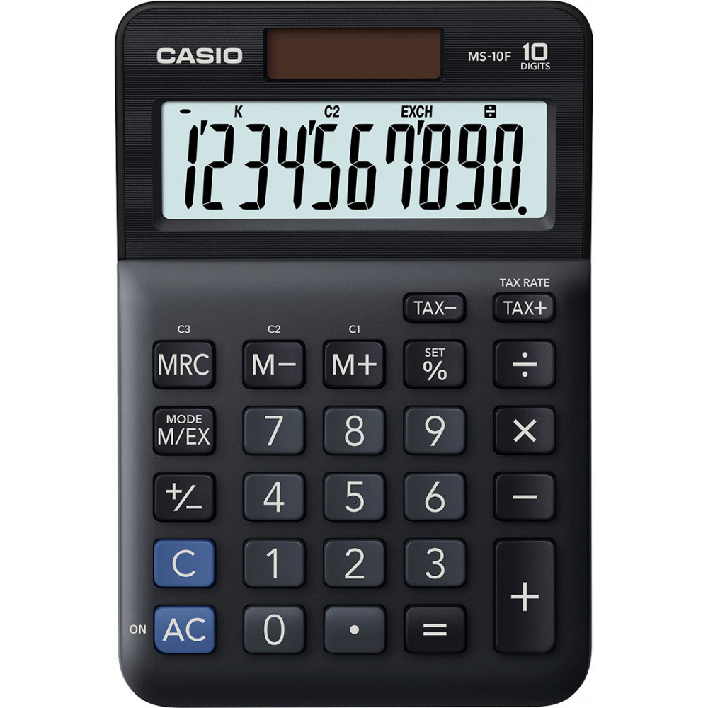 Αριθμομηχανή Casio 10 ψηφίων MS-10F