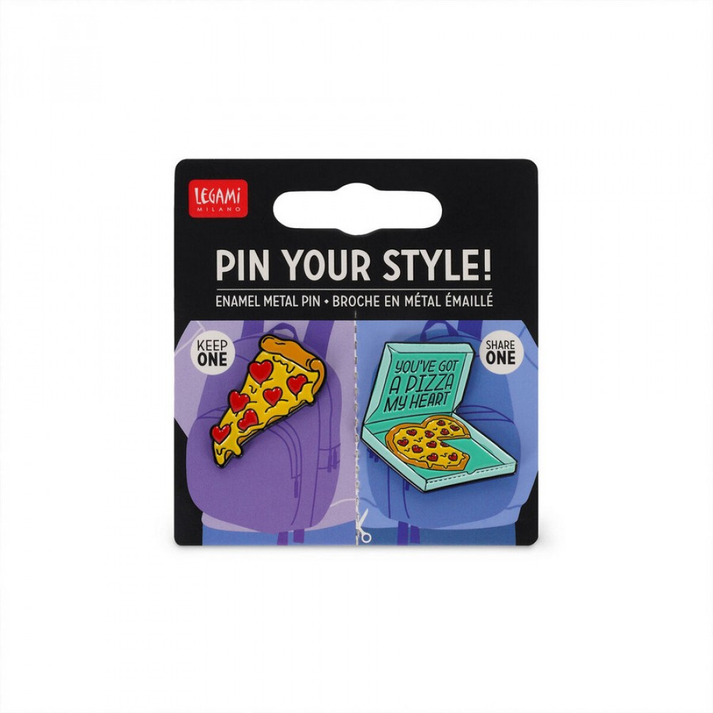 Metal pin Legami pin your style