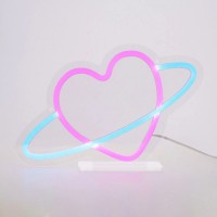 Φωτιστικό Legami Neon effect led lamp It's a Sign Planet Heart