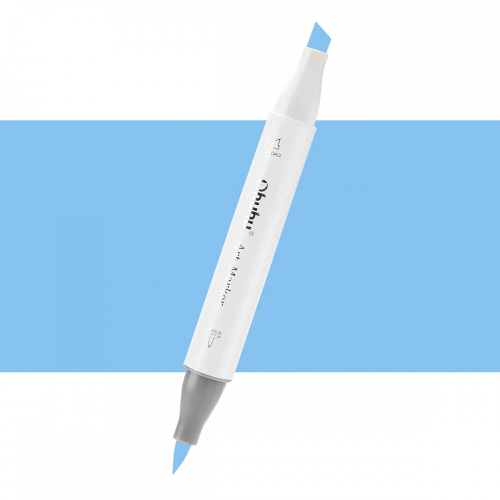 Μαρκαδόρος Αλκοόλης Ohuhu Brush & Chisel B140 Aquamarine