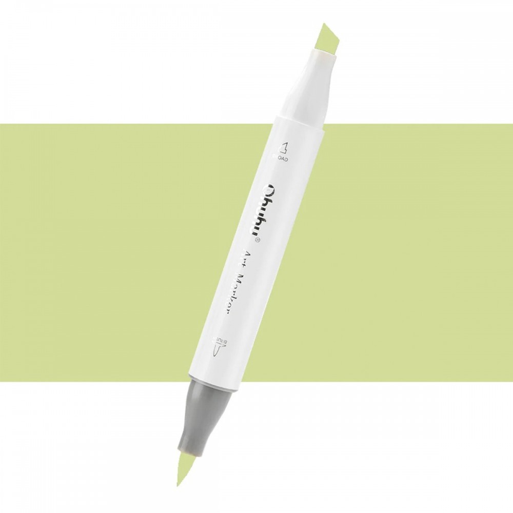 Μαρκαδόρος Αλκοόλης Ohuhu Brush & Chisel G060 Celery Yellow