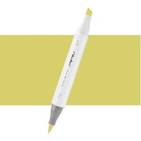 Μαρκαδόρος Αλκοόλης Ohuhu Brush & Chisel G070 Lemon Green