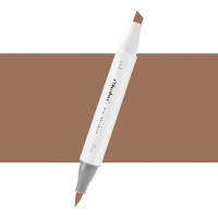 Μαρκαδόρος Αλκοόλης Ohuhu Brush & Chisel E310 Dark Brown