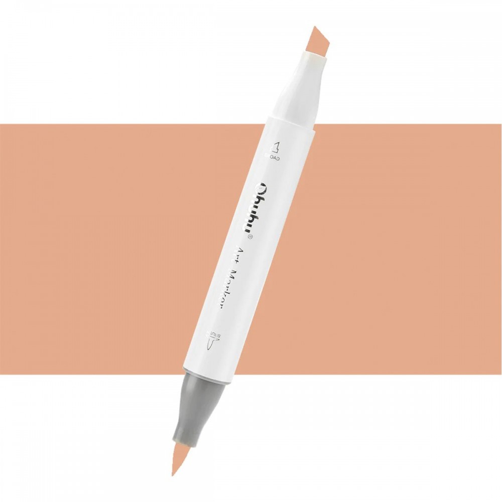 Μαρκαδόρος Αλκοόλης Ohuhu Brush & Chisel E490 Deep Orange