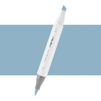 Μαρκαδόρος Αλκοόλης Ohuhu Brush & Chisel MG060 Blue Grey 06