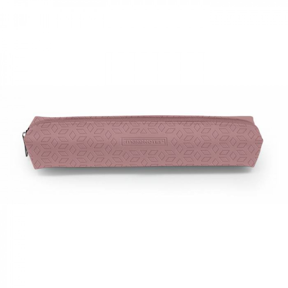 Κασετίνα MakeNotes μικρή Soft Engraved Leatherette OneColour Pink