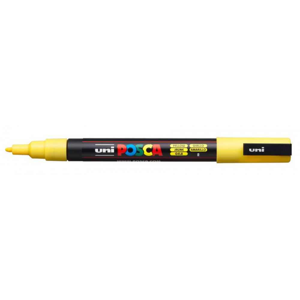 Μαρκαδόρος Posca PC-3M Yellow