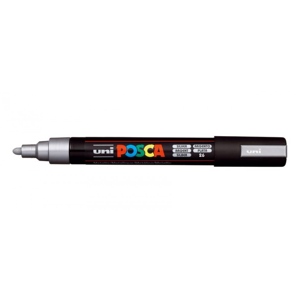 Μαρκαδόρος Posca PC-5M Silver