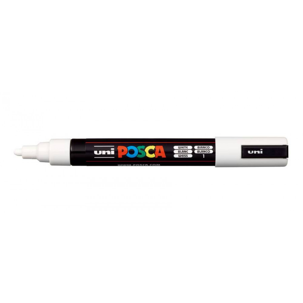 Μαρκαδόρος Posca PC-5M White
