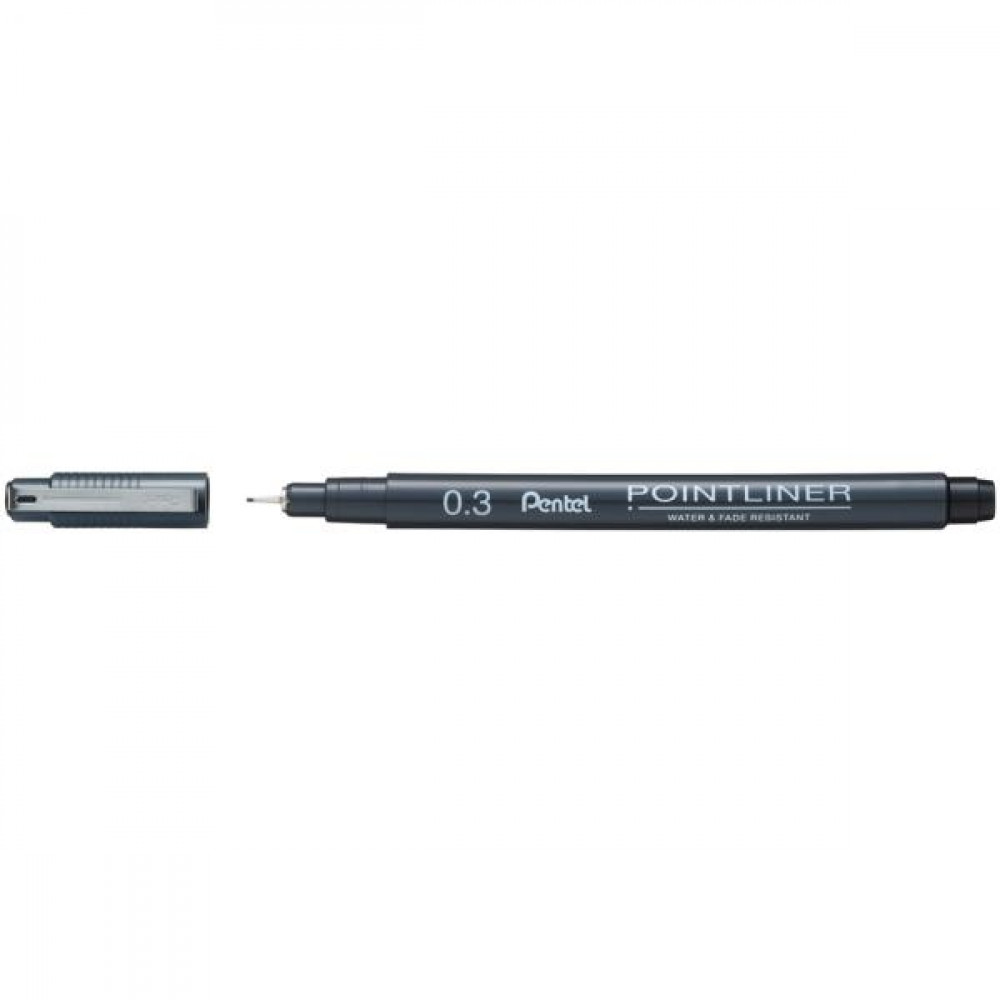 Μαρκαδόρος Pentel ακίδα 0.05mm μαύρο