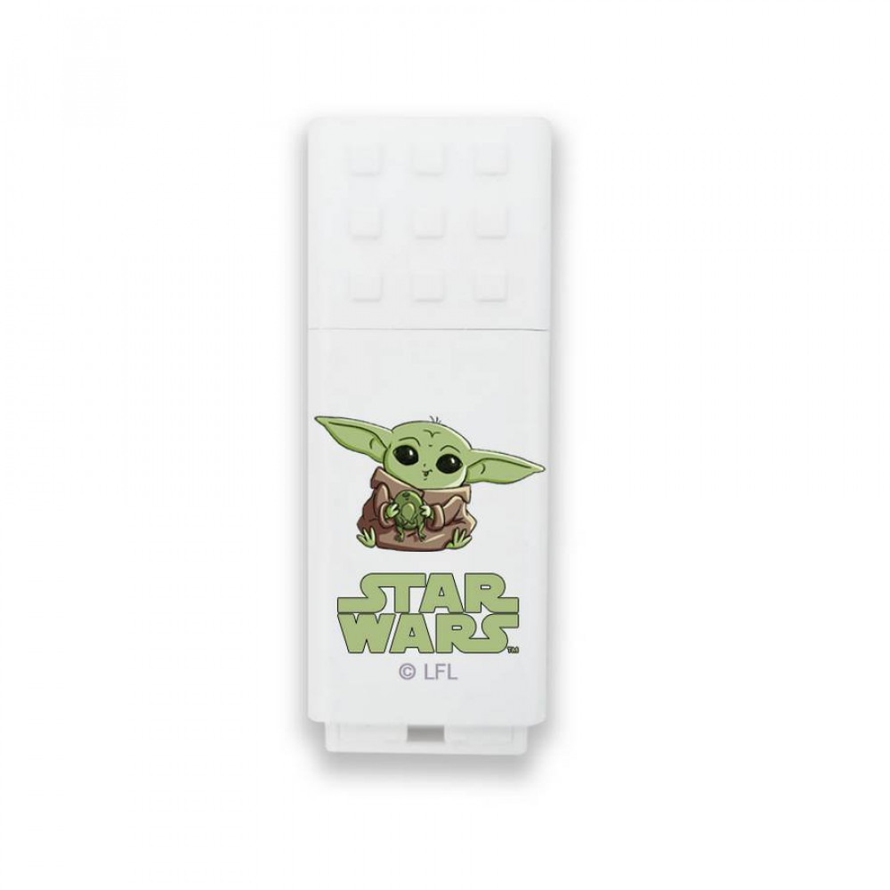 Flash USB Drive 2.0 Baby Yoda White 32GB