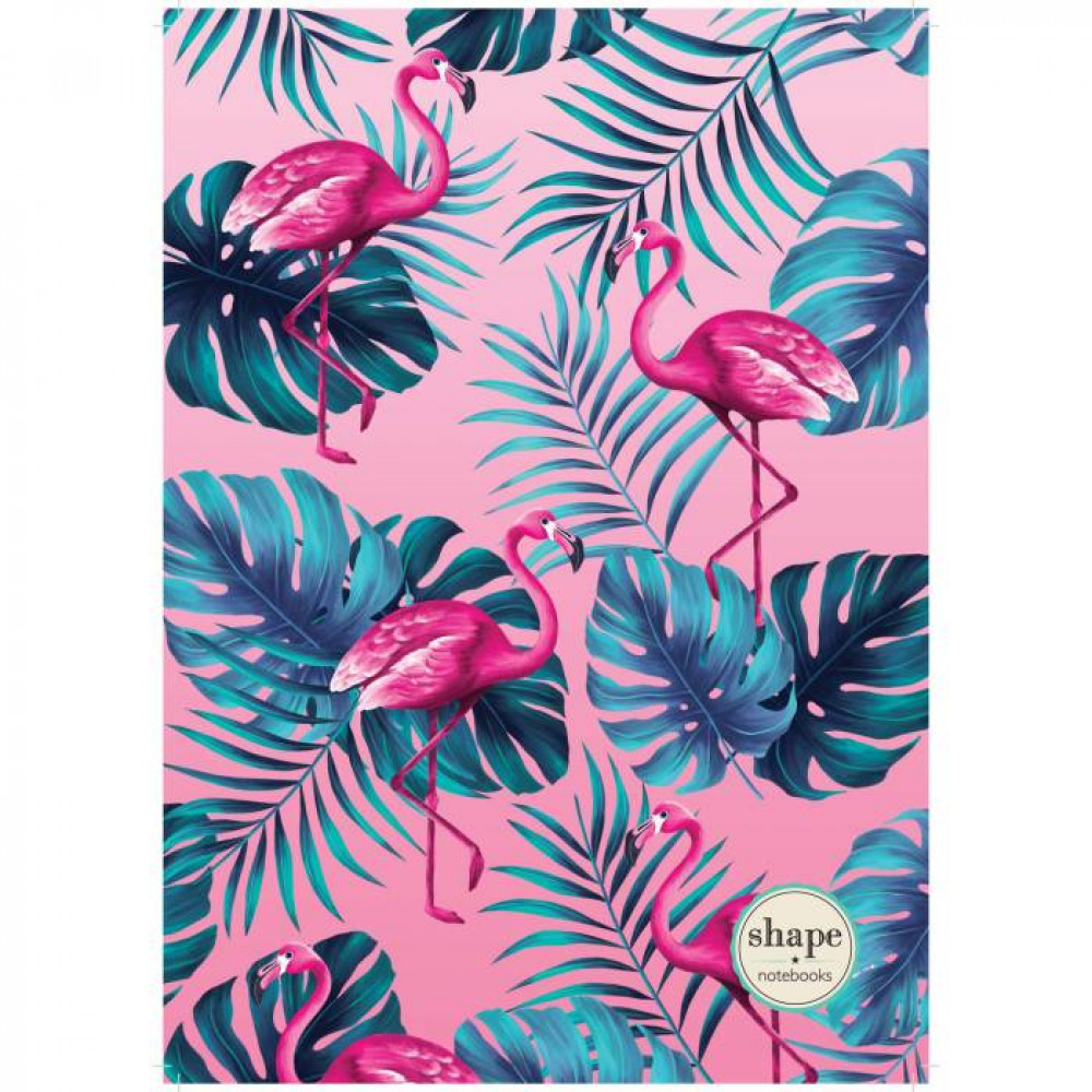 Τετράδιο σπιράλ Shape Tropical 1 θέματος  17x25