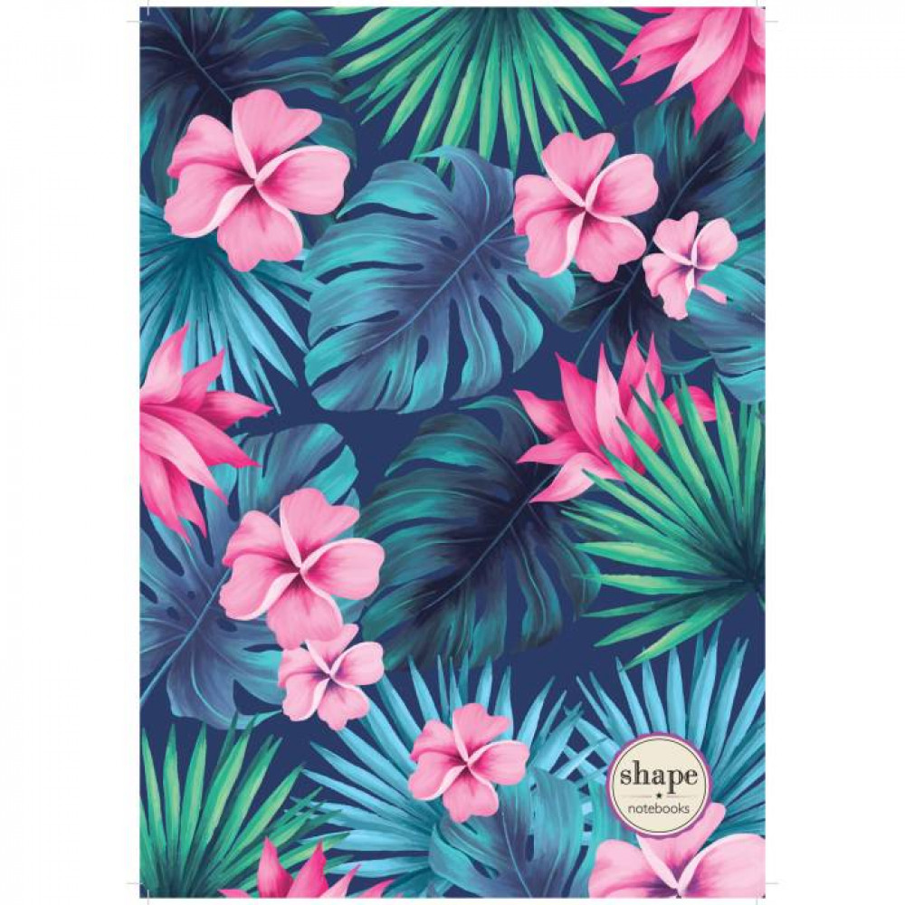 Τετράδιο σπιράλ Shape Tropical 1 θέματος  17x25