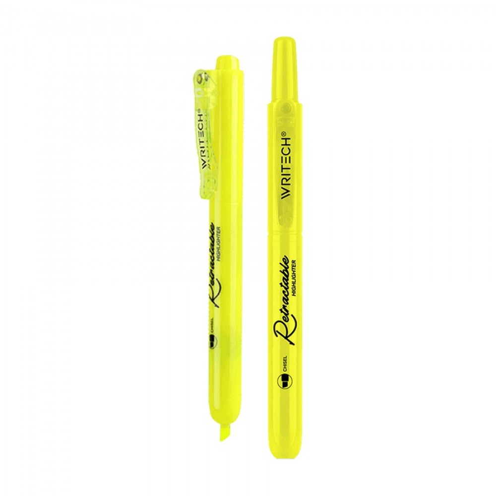 Μαρκαδόρος Υπογράμμισης Writech Κουμπί Neon Yellow