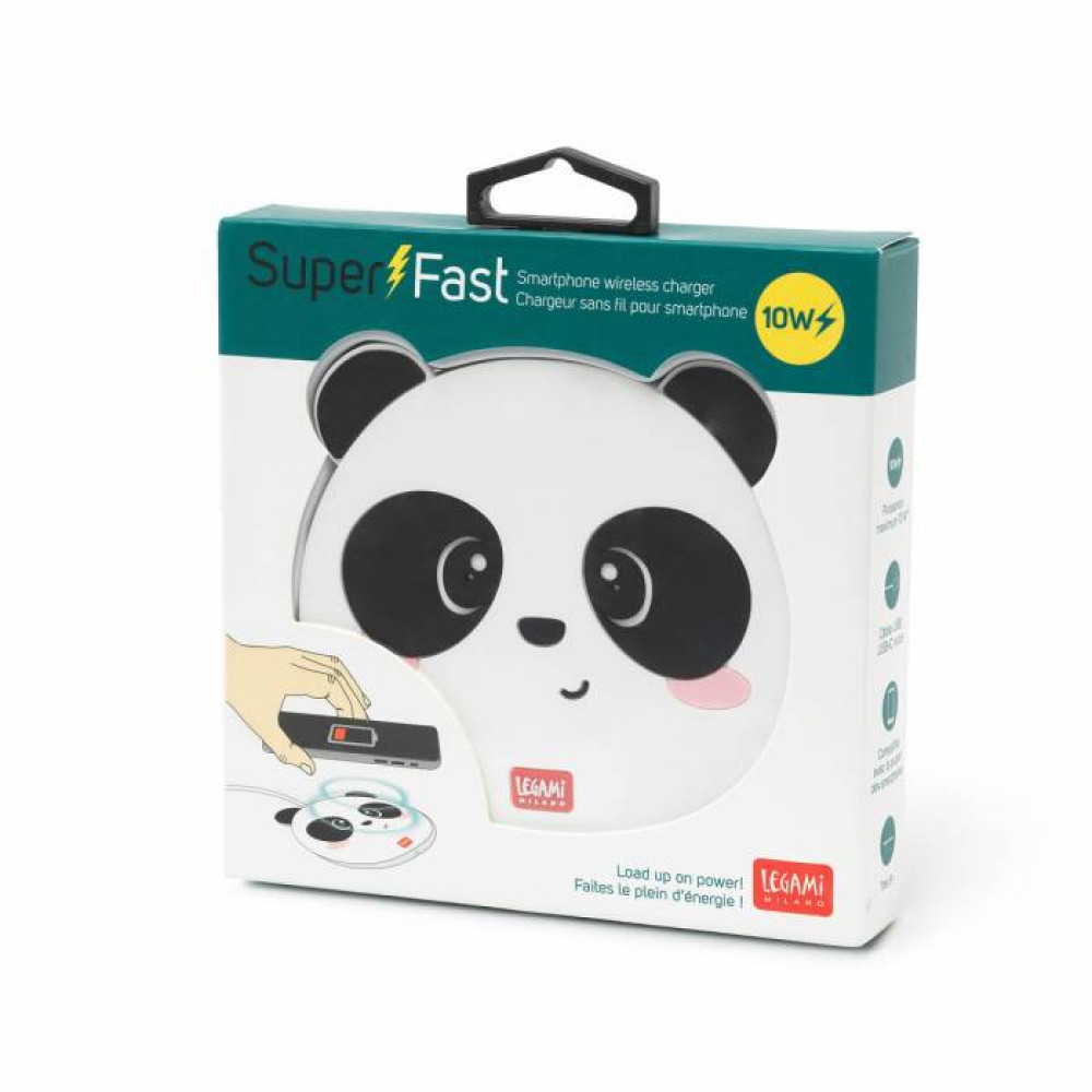 Smartphone Charger Super Fast Wireless Legami Panda