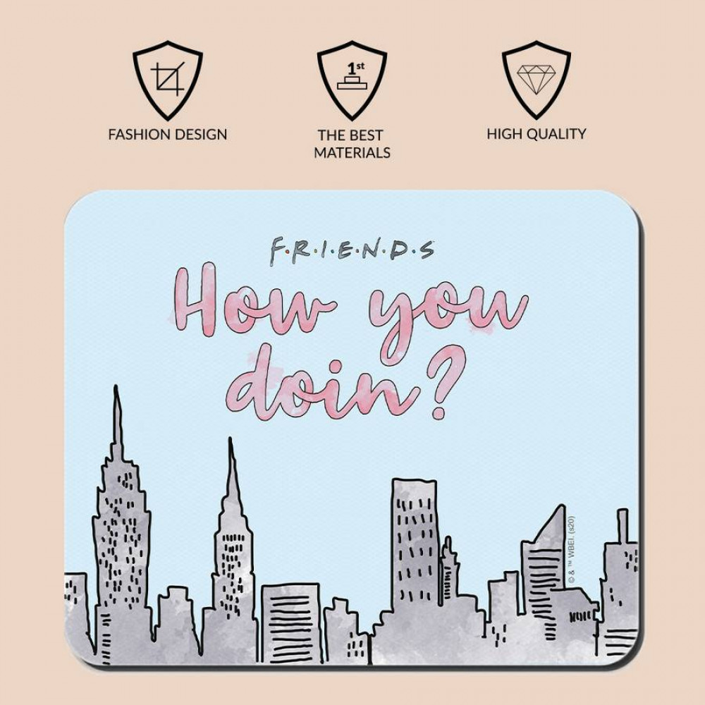 Mousepad Friends Blue 22cm x 18cm