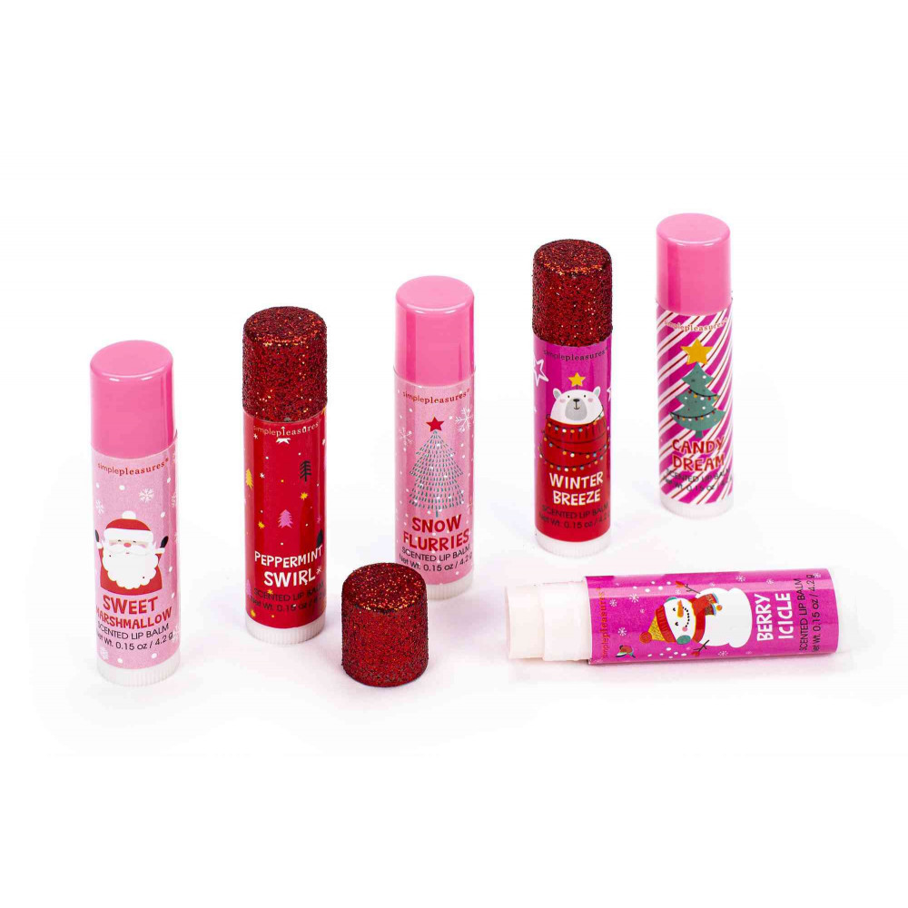 Σετ 6 τεμ Lip Balm Tri-Coastal Χιονάνθρωπος 6x4,2g