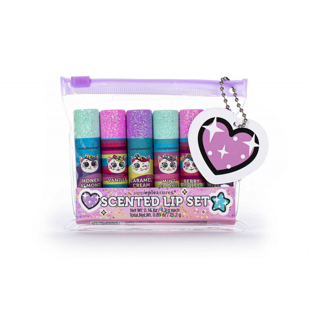 Σετ 6 τεμ Lip Balm Tri-Coastal cats 6x4,2g
