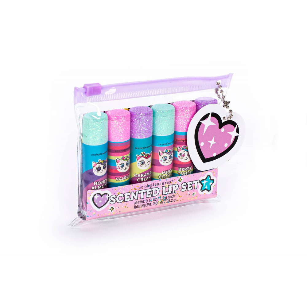 Σετ 6 τεμ Lip Balm Tri-Coastal cats 6x4,2g
