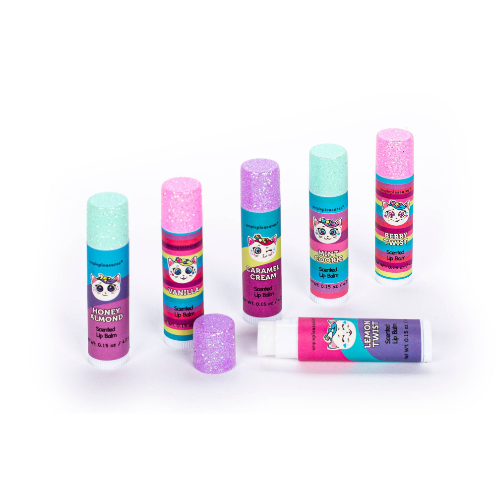 Σετ 6 τεμ Lip Balm Tri-Coastal cats 6x4,2g
