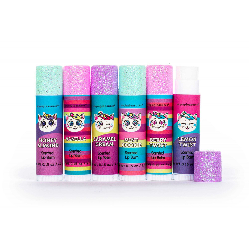 Σετ 6 τεμ Lip Balm Tri-Coastal cats 6x4,2g
